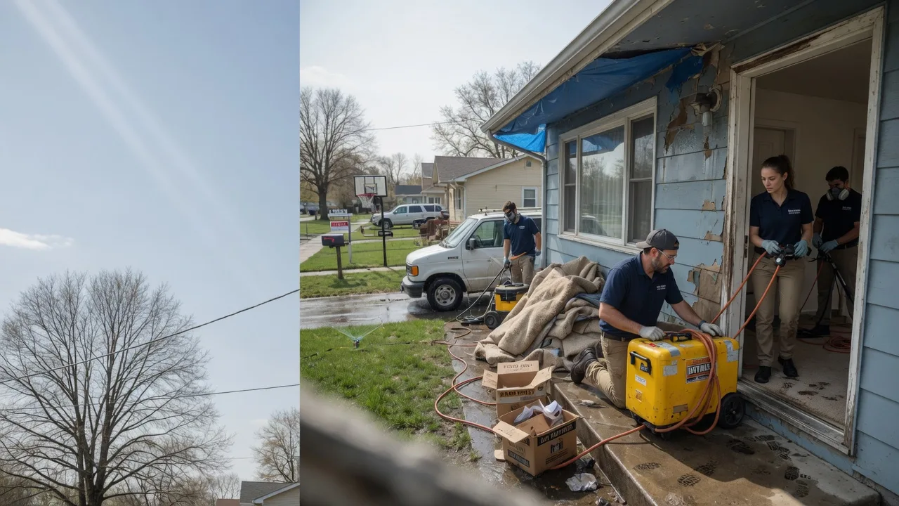 Basement Flood Cleanup in Lexington, IN near me